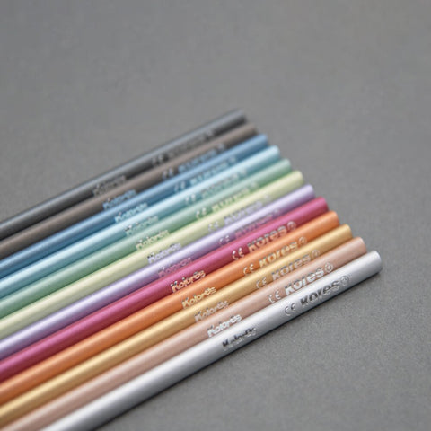 Pastelky Kores Kolores Metallic - 12 barev