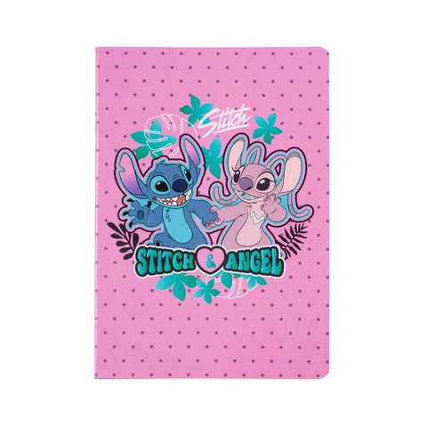 Sešit A5 32 listů Stitch blue vzor 3 linka