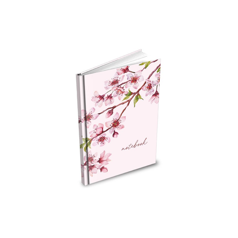Záznamová kniha – třešňový květ / 100 listů
