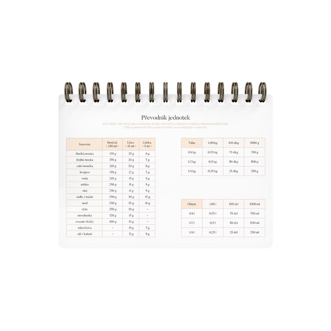 Kniha na recepty MFP s vařečkou 2, 220x158mm, 80 listů