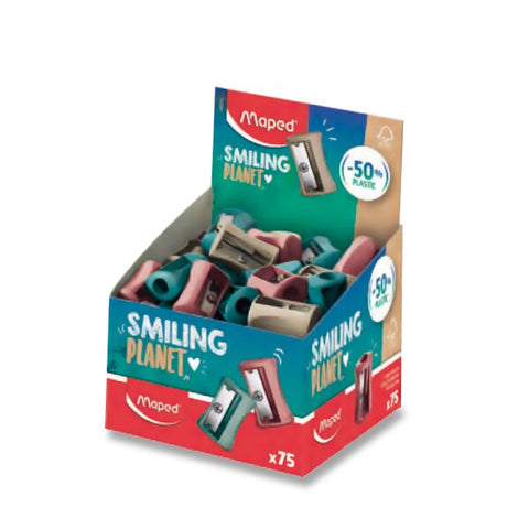 Ořezávátko Maped Smiling Planet Vivo - 1 otvor, mix barev
