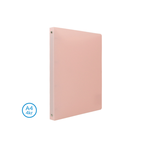 LUMA Pořadač A4 pastel 4 kroužkový