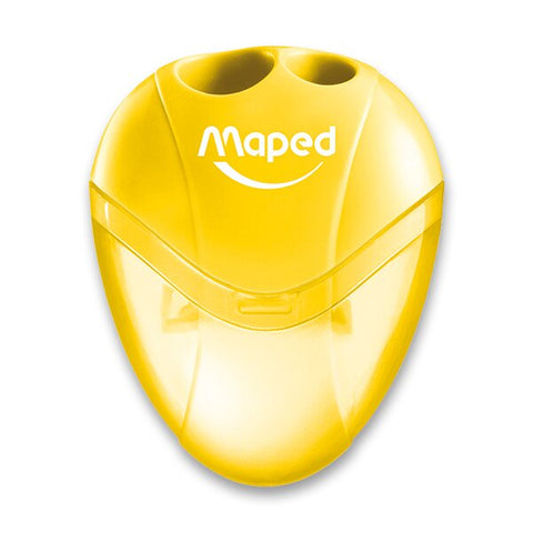 Ořezávátko Maped I-gloo - s odpadní nádobkou - 2 otvory, mix barev