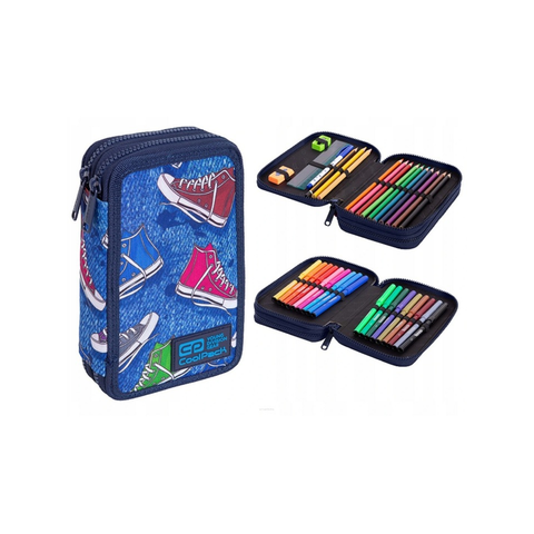 CoolPack penál Jumper 2 Boty vybavený