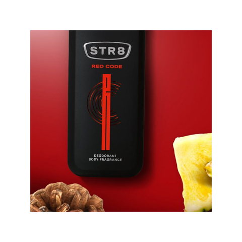 STR8 RED CODE Tělový sprej pro muže – 85 ml