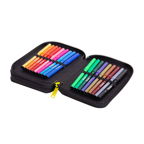 CoolPack penál Jumper 2 Dark night vybavený