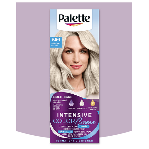 Palette Barva na vlasy Intensive Color Creme Stříbřitě plavý 9.5-1