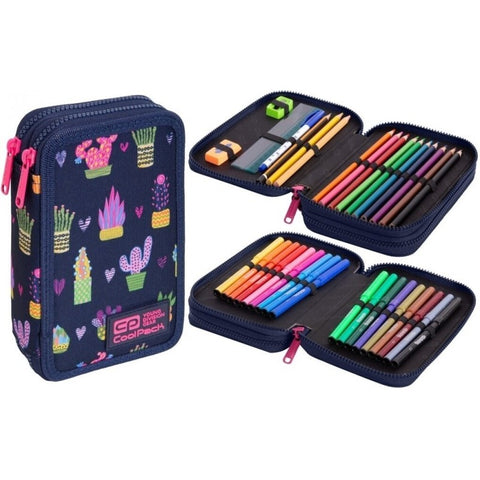 CoolPack penál Jumper 2 Cactus vybavený