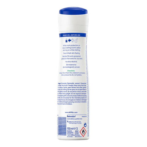 Nivea Sprej Black & White Invisible Fresh 150ml