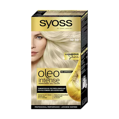 Syoss Barva na vlasy Oleo Intense Popelavá blond 10-50