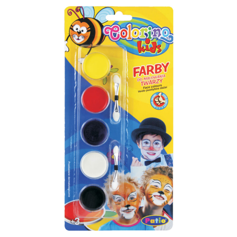 Colorino barvy na obličej 5 barev