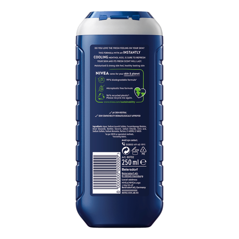 Nivea Men sprchový gel FreshKick 24h Fresh effect 250ml