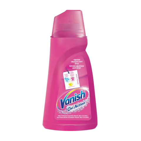 Vanish Oxi Action tekutý odstraňovač skvrn (Pink)