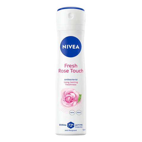 Nivea Spray Fresh Rose Touch 150ml