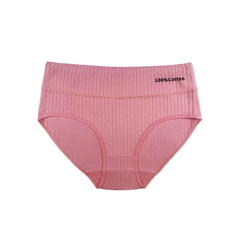 Dámské bavlněné kalhotky s vysokým pasem