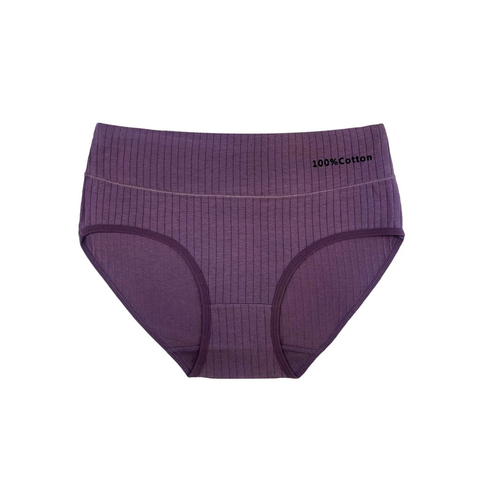 Dámské bavlněné kalhotky s vysokým pasem