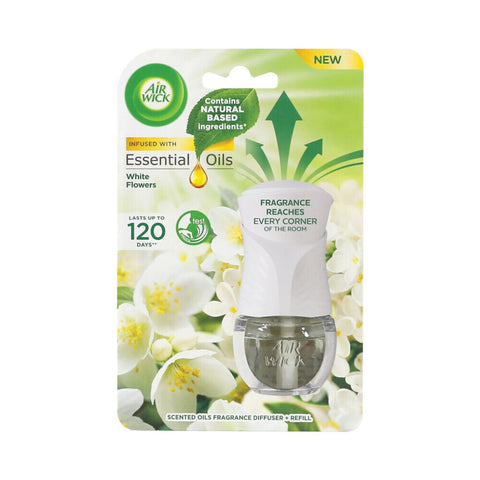 Air Wick Electric komplet New Bílé květy frézie 19ml