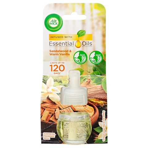 Air Wick Electric náplň Vanilka a santalové dřevo 19ml