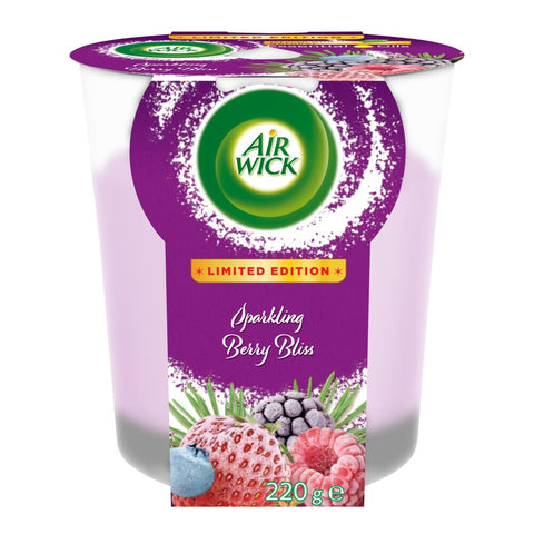 Air Wick Svíčka Sparkling Berry Bliss 220g