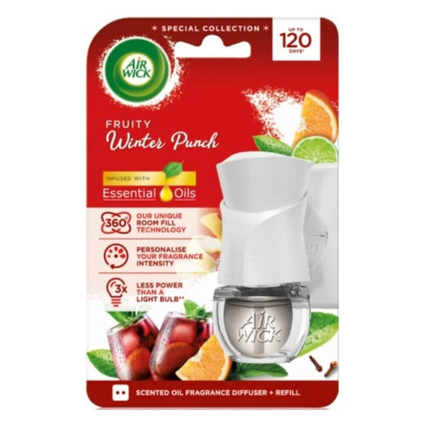 Air Wick Electric komplet Ovocný zimní punč 19 ml