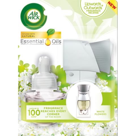 Airwick Electric komplet New Bílé květy frézie 19ml