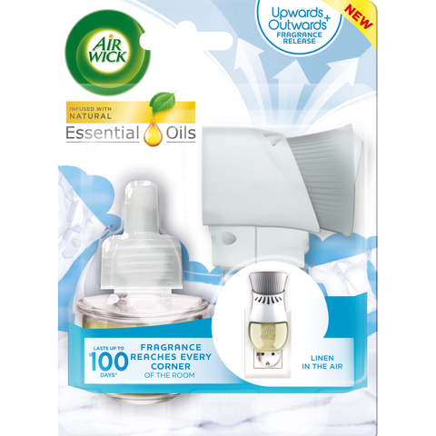 Airwick Electric komplet New LS Prádlo ve vánku 19ml
