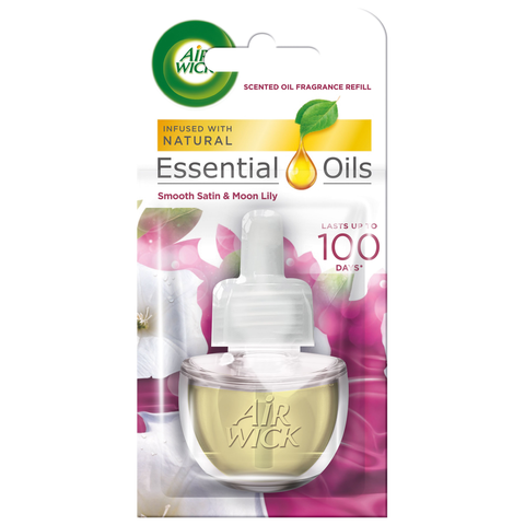 Airwick Electric náplň New Jemný satén a měsíční lilie 19ml