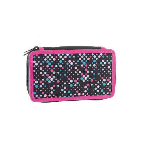 Školní penál dvoupatrový Dots