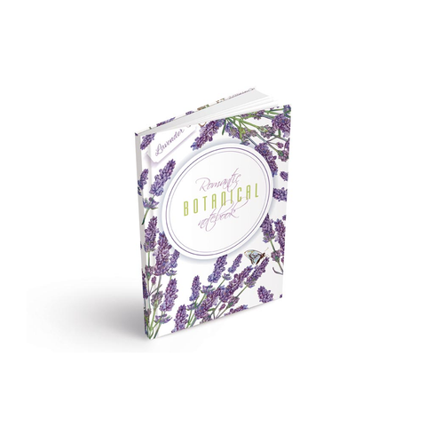 Záznamová kniha A5 – botanická levandule / 100 listů / linka