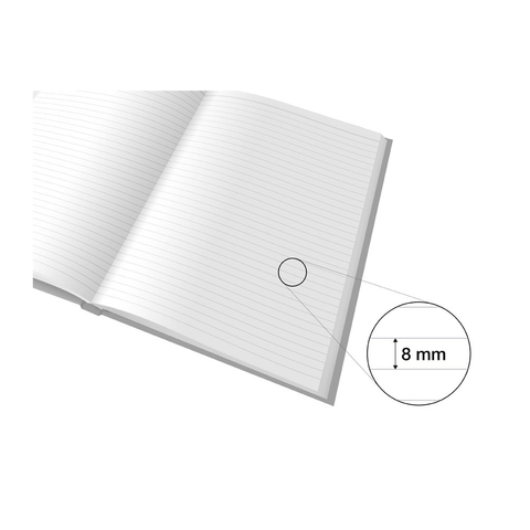 Záznamová kniha – geometrický motýl / 100 listů / linka