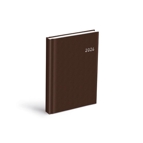 Diář 2026 D801 PVC dark brown