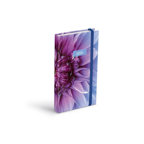 Diář 2026 D802 Lamino 1 s gumkou 90x170mm