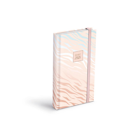 Diář 2026 D802 Lamino 2 s gumkou 90x170mm