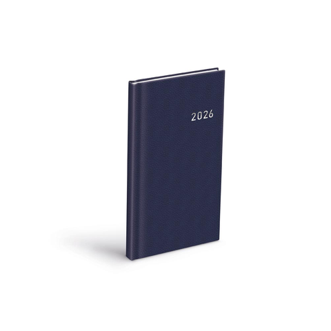 Diář 2026 T806 PVC dark blue 90x170mm
