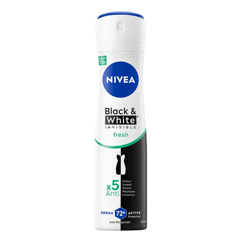 Nivea Sprej Black & White Invisible Fresh 150ml