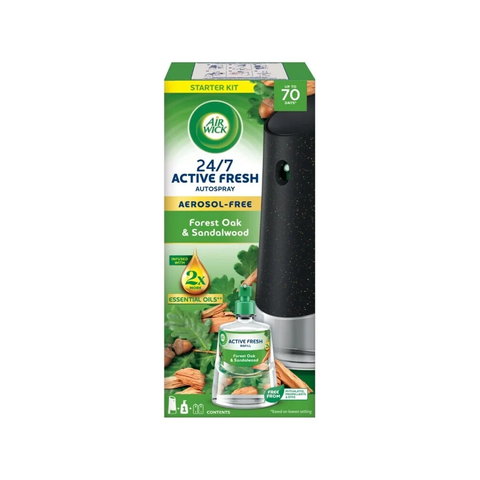 Air Wick Freshmatic komplet Dub a santalové dřevo 250ml