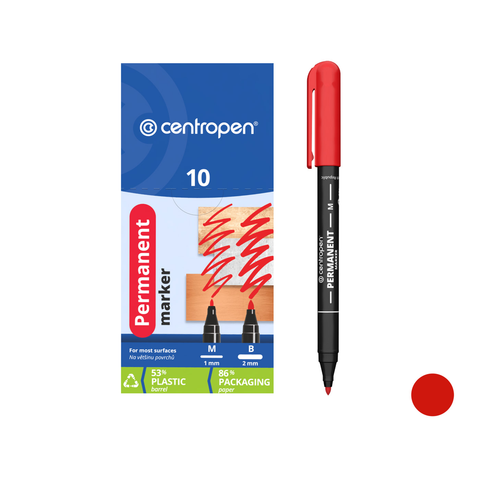 CENTROPEN Popisovač 2846 červený