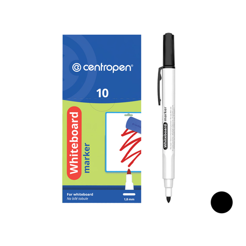 CENTROPEN Popisovač 2709 černý stíratelný