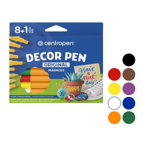 CENTROPEN Popisovač 2738/8+1 DECORPEN