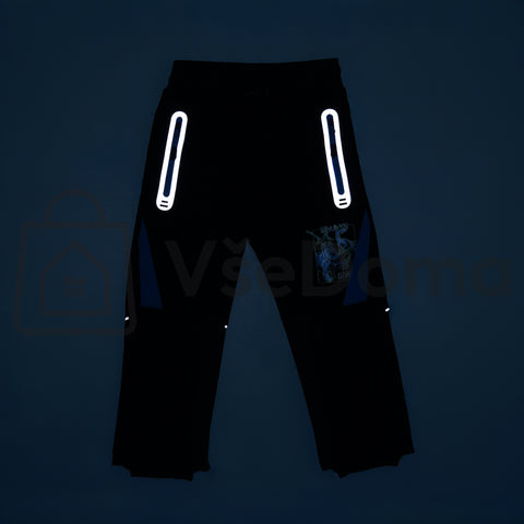 Dětské softshellové kalhoty s reflexními prvky – zateplené