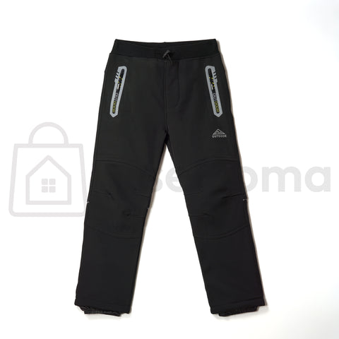 Dětské softshellové kalhoty s reflexními prvky – zateplené