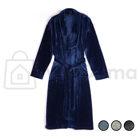 Pánský župan z mikroplyše – hebký a hřejivý, s páskem