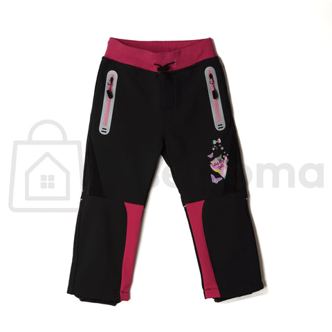 Dětské softshellové kalhoty s reflexními prvky – zateplené