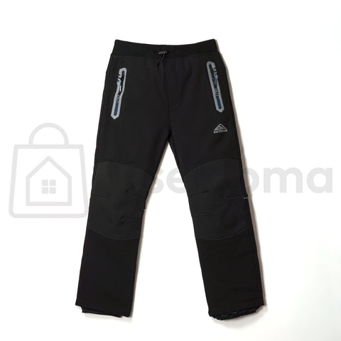 Dětské softshellové kalhoty s reflexními prvky – zateplené