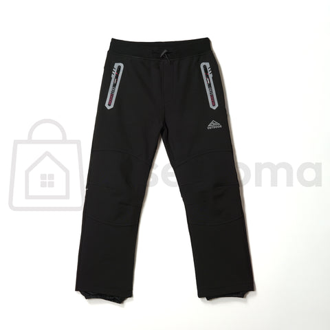 Dětské softshellové kalhoty s reflexními prvky – zateplené