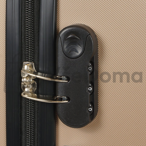 Cestovní kufr sada – tvrdý plast, 3 velikosti (S / M / L)