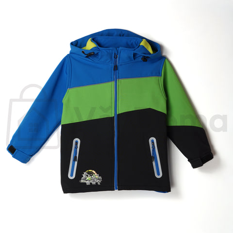 Dětská softshellová bunda s reflexními prvky – zateplená