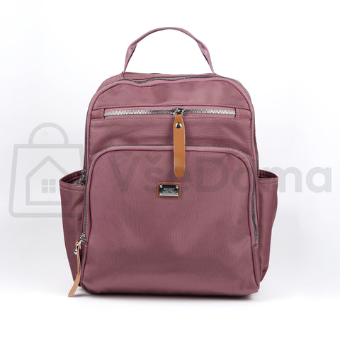 Dámský batoh s koženými detaily (16L)