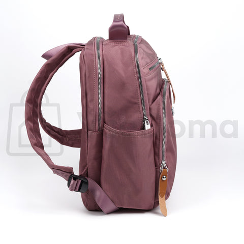 Dámský batoh s koženými detaily (16L)