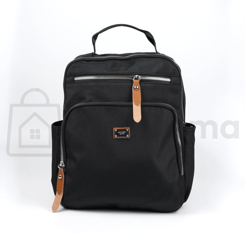 Dámský batoh s koženými detaily (16L)